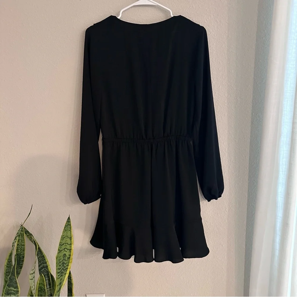Express mini ruffle long sleeve dress - Picture 6 of 11